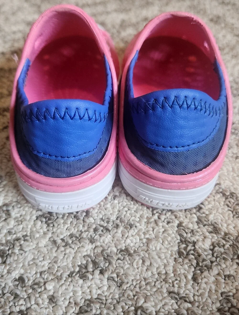 Skechers Kids Pink Slip-On Perforated Water Shoes